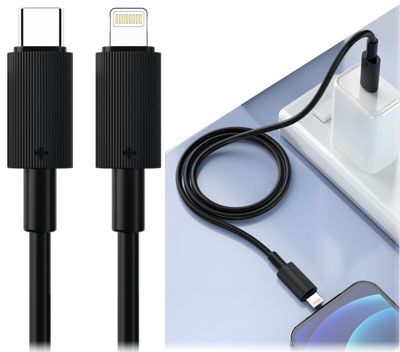 USB-C ligthning cable 30W