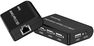USB CAT6 Extender 4-port