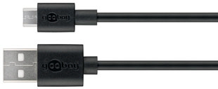USB-micro till USB-A 2.0 kabel