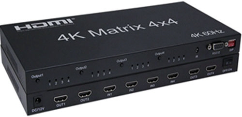 HDMI Matrix 4x4 4K60Hz RS232 EDID
