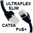 CAT6A patchkabel Slim TPE Ultraflex PoE plus