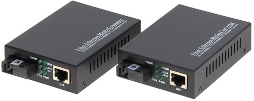 Mediakonverter 1550-1310nm SM 1000Mbps TX-RX kit