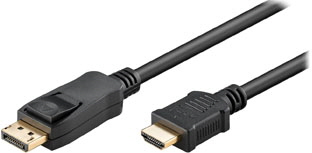 DisplayPort 1.4 till HDMI 1.2 kabel