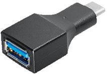 USB-C hane - USB-A hona Adapter