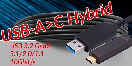 USB-A-C 3.2 Gen2 Hybrid