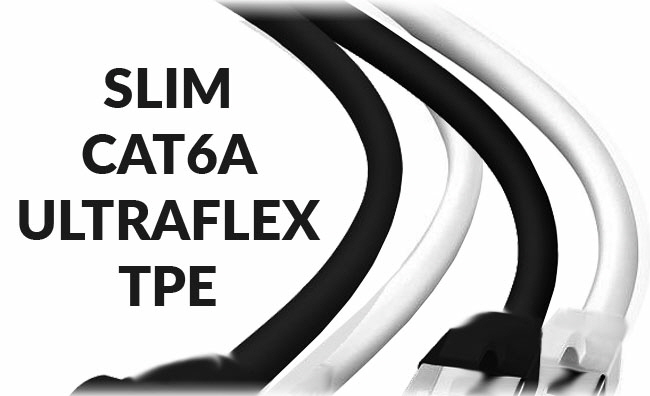 Slim CAT6A Ultraflex TPE