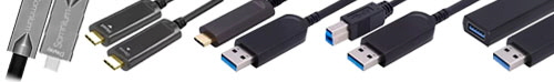 USB-A-B-C Hybridkabel