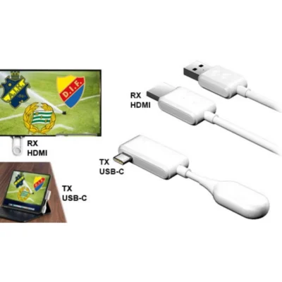 USB-C>HDMI Trådlös Extender 30m