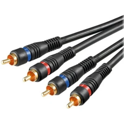 AV kabel 2xRC 2S 10m