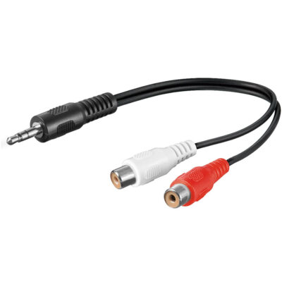 Adapter 3,5mm>2xRCA hona 20cm