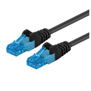 Patchkabel CAT6A Flex TPE, U/UTP, svart, 7,5m