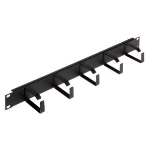 Kabelhållare 19”, 1u, 5 vert