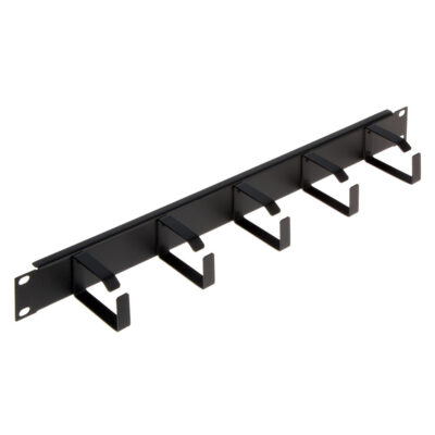 Kabelhållare 19”, 1u, 5 vert