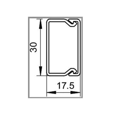 Kabelkanal OBO WDK15x30RW, 2m, skruv - Bild 2