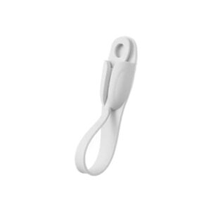 Kabelkrok Silikon vit
