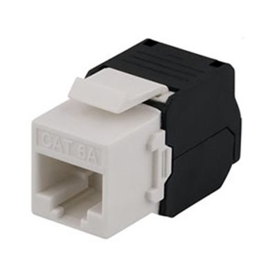 Keystone jack RJ45 CAT6A UTP