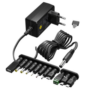 Nätdel 5-15V, 2,4A, 11 adaptrar