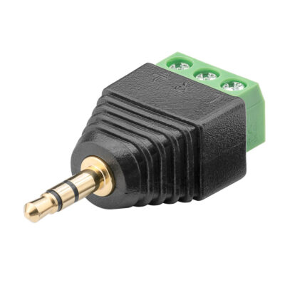 Skruvplint 3-pin 3,5mm hane