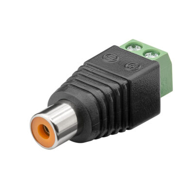 Skruvplint 2-pin RCA hona