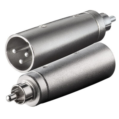 Adapter XLR hane>RCA hane
