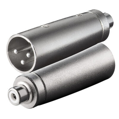Adapter XLR hane>RCA hona